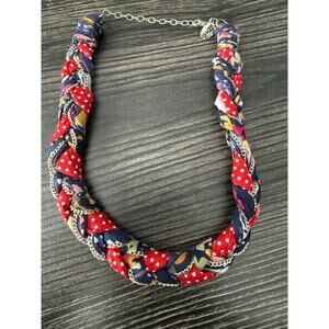6/$25 ZAD Fabric Braided and Chain Choker